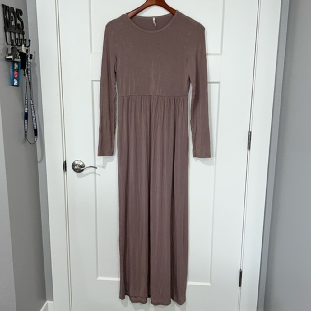 Bellamie Long Sleeve Maxi Dress Sz S